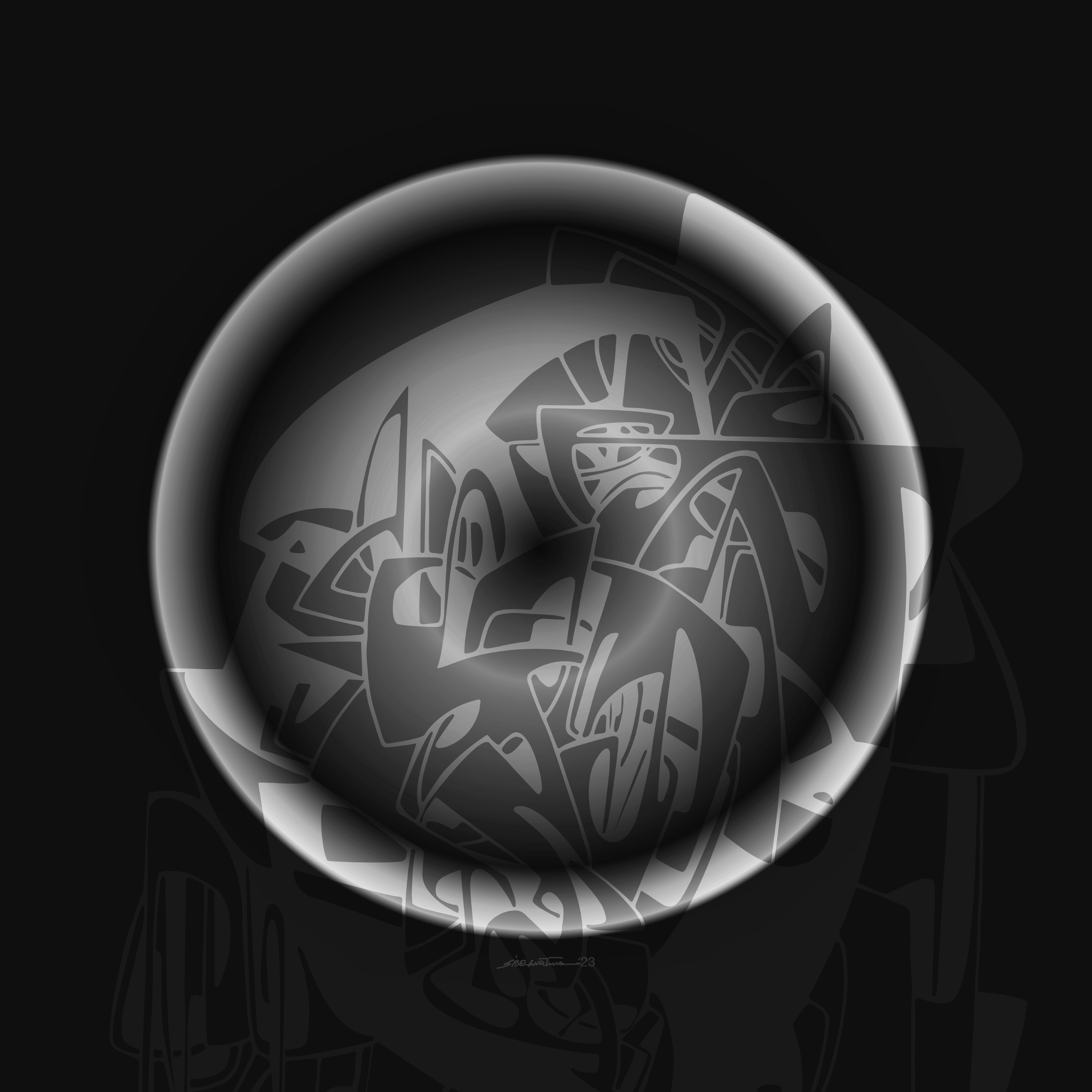MMXXIII AB2 70x70cm 2023