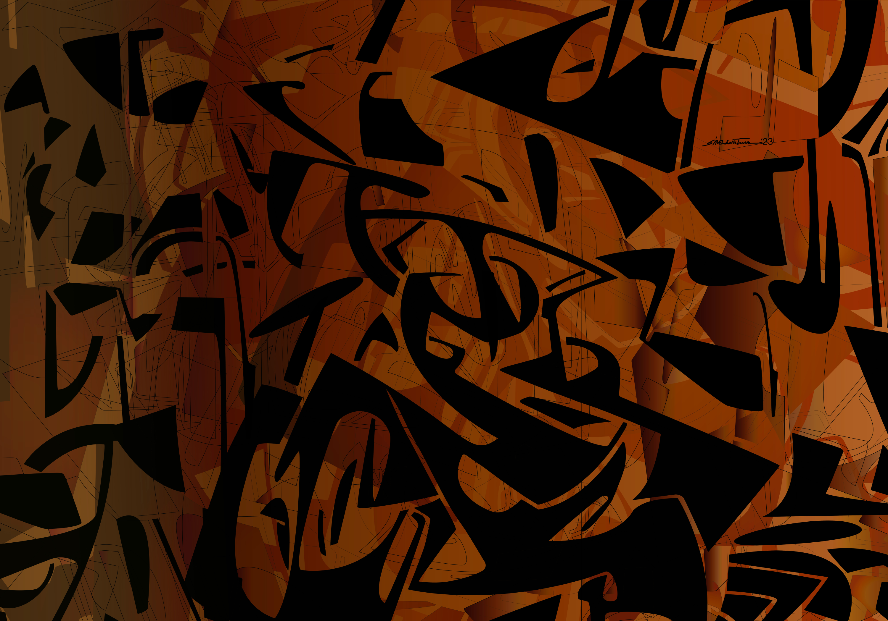 MMXXIII D1 70x100cm 2023
