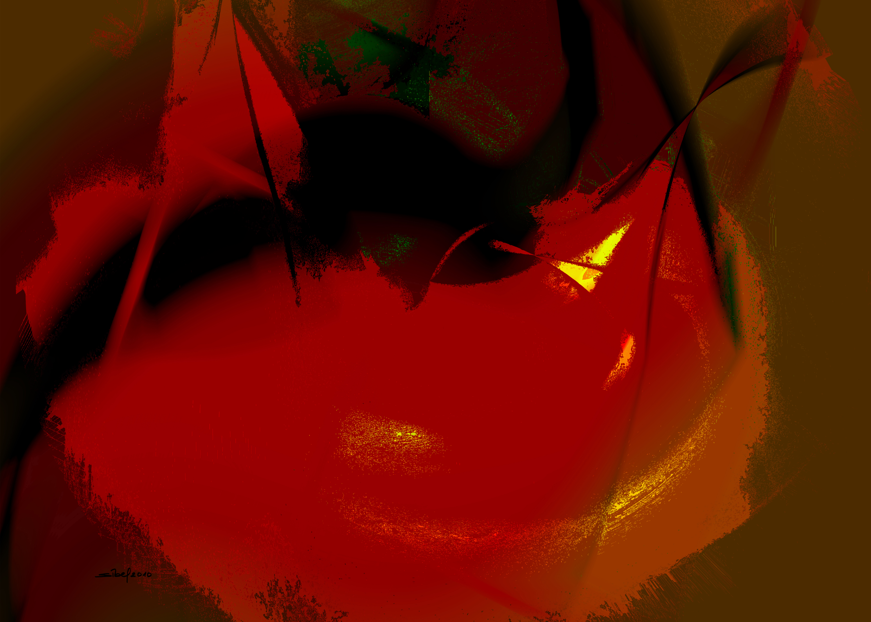 KIRMIZI 2010 70X50CM